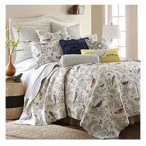 King Bird Quilt and shams